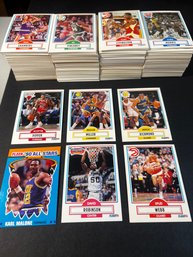 1990 Fleer Basketball 400ct With Rookies And Stars