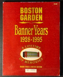 BOSTON GARDEN BANNER YEARS MAGAZINE LIMITED SERIAL NUMBERED 1928-1995 NHL