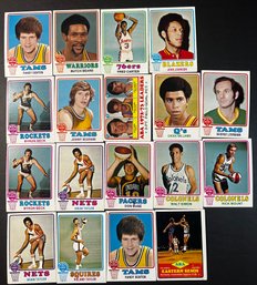 1973 TOPPS BASKETBALL LOT