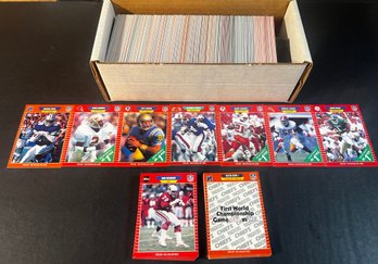 1989 PRO SET FOOTBALL COMPLETE SET WITH SUPER BOWL & ANNOUNCER CARDS