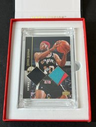 JERSEY FUSION /50 GAME USED PATCH CARD DENNIS RODMAN IN BOX