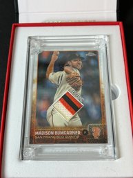 JERSEY FUSION GAME USED MADISON BUMGARNER IN BOX