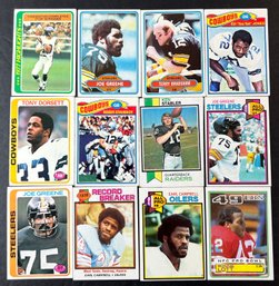 Hall Of Famer Nfl Football Card Lot Bradshaw Joe Green Tarkenton Lott