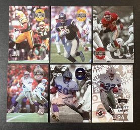 LOT OFF 6 1994 PLAYOFF ROOKIE FOOTBALL CARDS