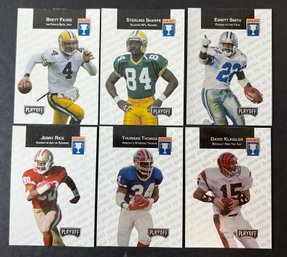 LOT OF 6 1993 PLAYOFF HEADLINERS FOOTBALL CARDS