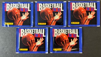 LOT OF 6 PANINI STICKERS 1996 BASKETBALL CARDS