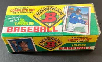 1989 TOPPS COMPLETE SET GRIFFEY ROOKIE