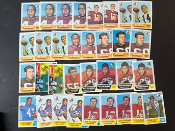 1968 TOPPS FOOTBALL CARD LOT