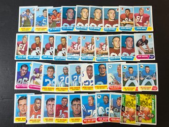 1968 TOPPS FOOTBALL CARD LOT