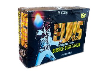 1978 DONRUSS ELVIS TRADING CARD BOX 36 PACKS BBCE AUTHENTICATED FACTORY SEALED