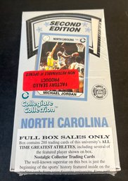 1990 North Carolina Tar Heels Collegiate 2nd Ed. BASKETBALL BOX