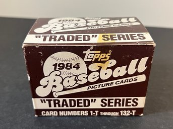 1984 TOPPS TRADED BASEBALL CARD BOX COMPLETE