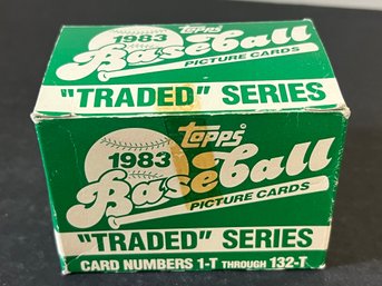 1983 TOPPS TRADED BASEBALL CARD BOX COMPLETE
