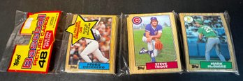 1987 TOPPS BASEBALL RACK PACK FACTORY SEALED ~ MARK MCGWIRE ON TOP