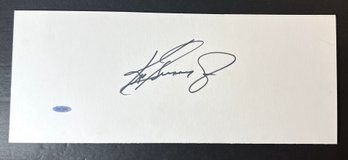 Large Upper Deck Ken Griffey Jr Autograph - Bold Large Signature