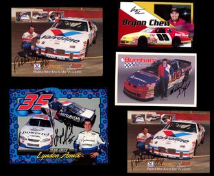 LOT OF RACING AUTOGRAPHS FROM NH SPEEDWAY