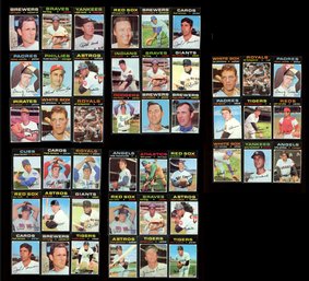 1971 Topps Baseball Lot Of 45