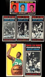 1970-71 Topps Basketball Lot Of 6