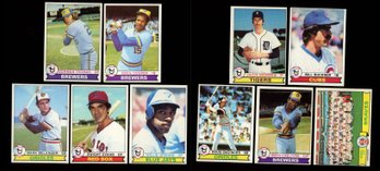1979 Topps Baseball Lot Of 10