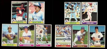 1979 Topps Baseball Lot Of 10