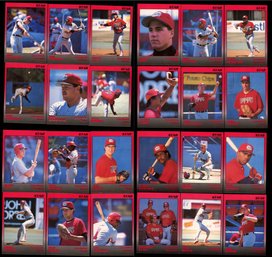 1989 Star Baseball Columbus Mud Cats Complete Team Set 1-24
