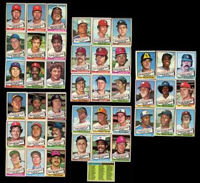 1976 Topps Baseball Traded Lot Of 43