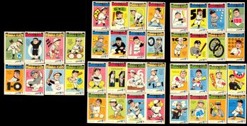 1972 Fleer - R.G. Laughlin Art - Baseballs Famous Feats Complete Set (40)