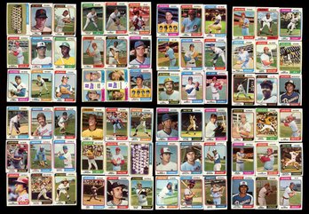 1974 Topps Baseball Lot Of 72