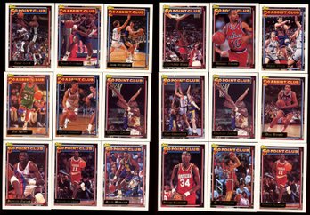 1992-1993 Topps Gold Basketball Point & Assist Club Lot Of 18