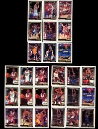 1992 Topps Gold Basketball Draft Pics Lot Of 27