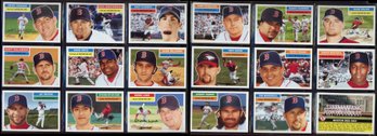 2005 TOPPS BOSTON RED SOX LOT OF 18