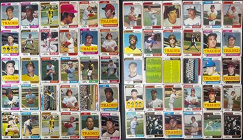 1974 Topps Baseball Lot Of 60