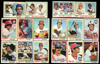 1978 Topps Baseball Lot Of 16