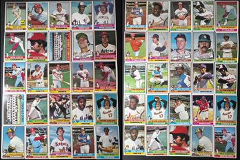 1976 Topps Baseball Lot Of 60
