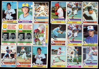1979 Topps Baseball Lot Of 18