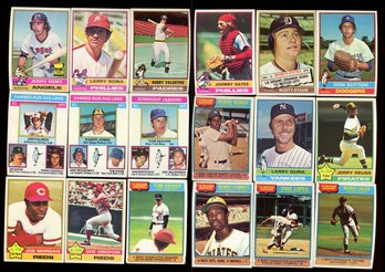 1976 Topps Baseball Lot Of 18