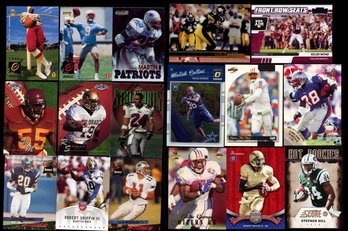 NFL ROOKIE CARD LOT OF 17