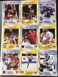 TIGER WOODS SPORTS ILLUSTRATED FOR KIDS ROOKIE MAGAZINE UNCUT SHEET
