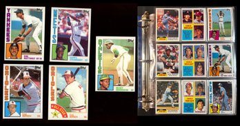 1984 TOPPS BASEBALL COMPLETE SET 1-792 MATTINGLY / STRAWBERRY ROOKIES NM IN PAGES
