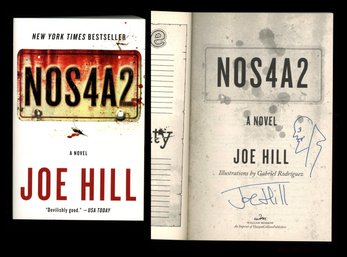 JOE HILL SIGNED COPY OF NOS4A2