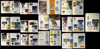 Boston Bruins 1970-71 Yearbook With 22 Autographs Esposito / Cheevers & More