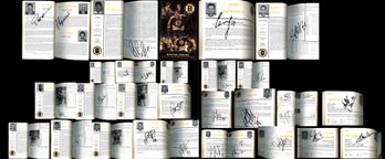 Boston Bruins 1997-98 GUIDE & RECORD BOOK Signed By 31 Players BOURQUE / SAMSONOV / THORNTON & MORE