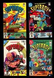 DC SUPERBOY COMIC BOOK LOT (4)