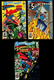 DC SUPERMAN COMIC BOOK LOT (3)