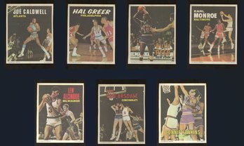 1970 TOPPS BASKETBALL POSTERS LOT WITH LEW ALCINDOR