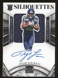 2015 Crown Royale Tyler Lockett Silhouettes RPA ROOKIE PATCH AUTO