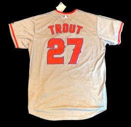MIKE TROUT MAJESTIC REPLICA MLB JERSEY SIZE XL ANGELS