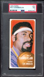 Wilt Chamberlain 1970 Topps Basketball #50 PSA 7
