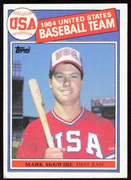 1985 TOPPS MARK MCGWIRE ROOKIE