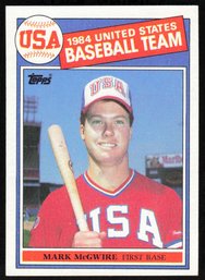 1985 TOPPS MARK MCGWIRE ROOKIE.